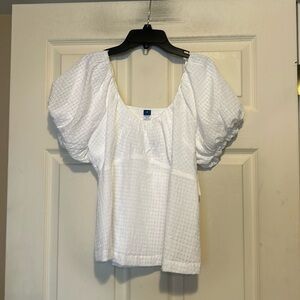 Old Navy Top Size Medium White